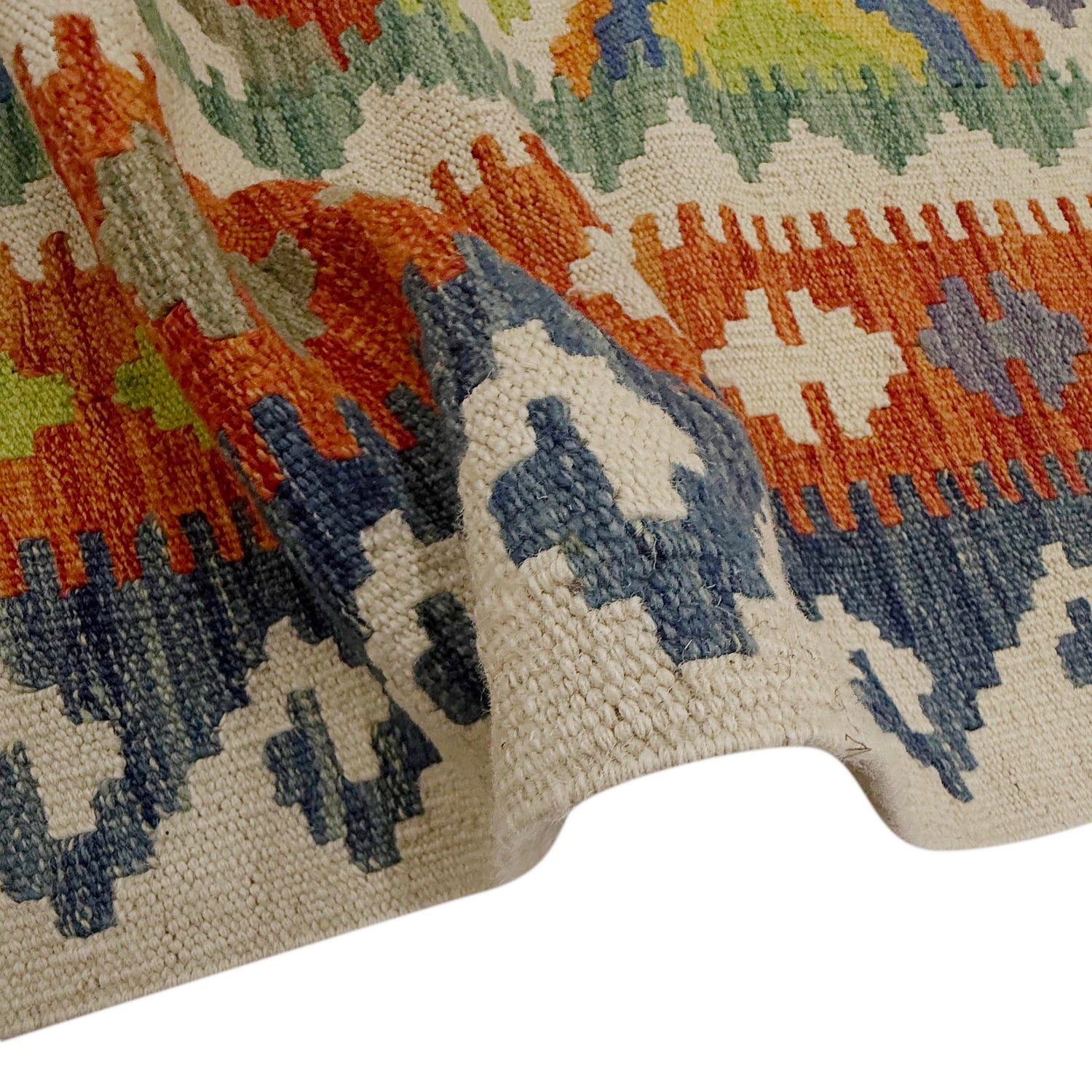 Handmade Multi Kilim Geometric 7x10 ft