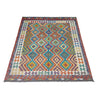 Handmade Multi Kilim Geometric 7x10 ft