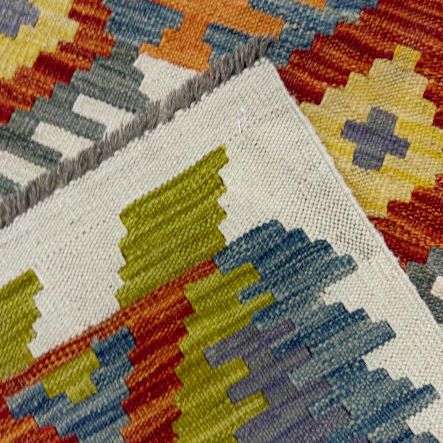 Handmade Multi Kilim Geometric 7x10 ft