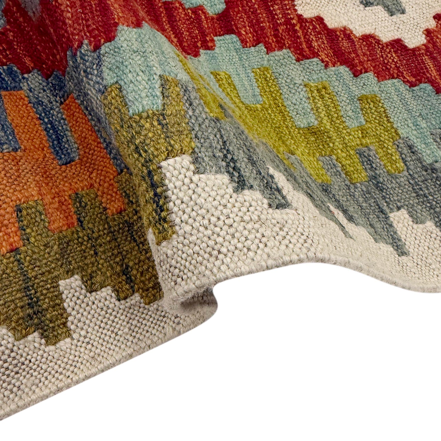 Handmade Multi Kilim Geometric 7x10 ft
