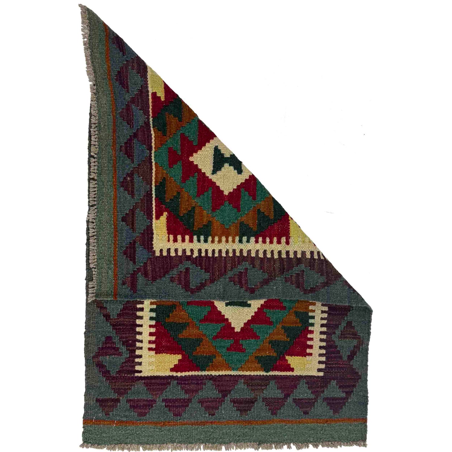 Handmade Multi Kilim Geometric 2x3 ft