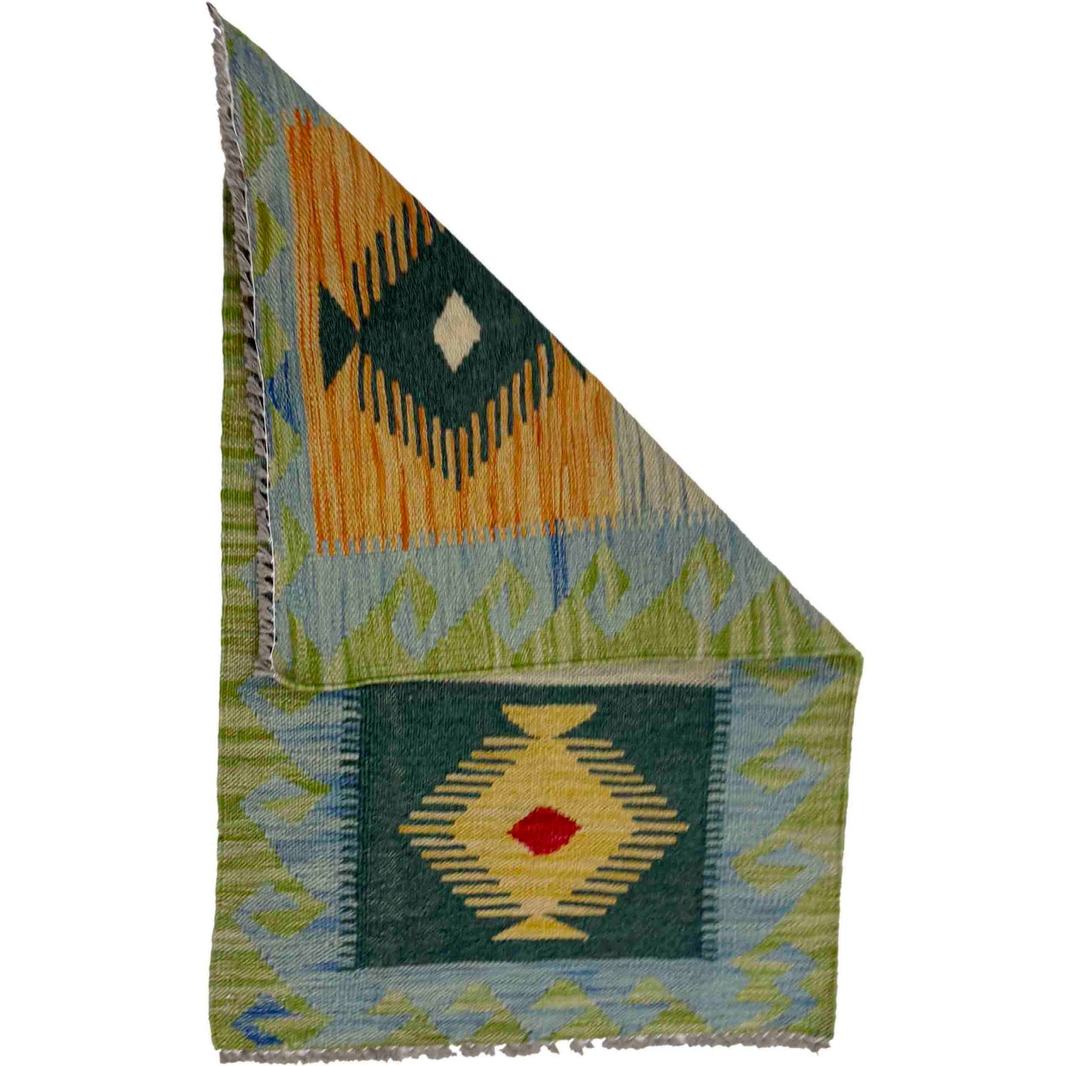 Handmade Multi Kilim Geometric 2x3 ft