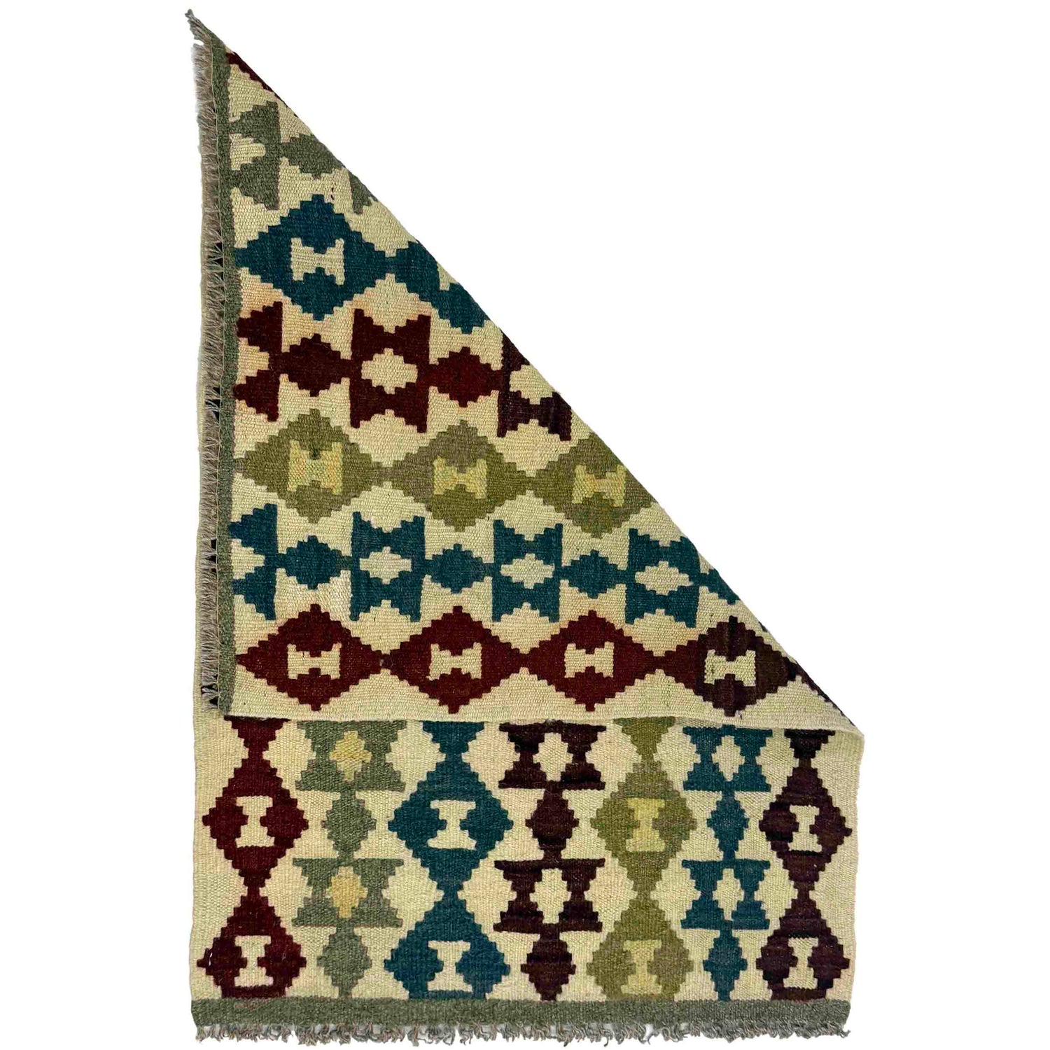 Handmade Multi Kilim Geometric 2x3 ft