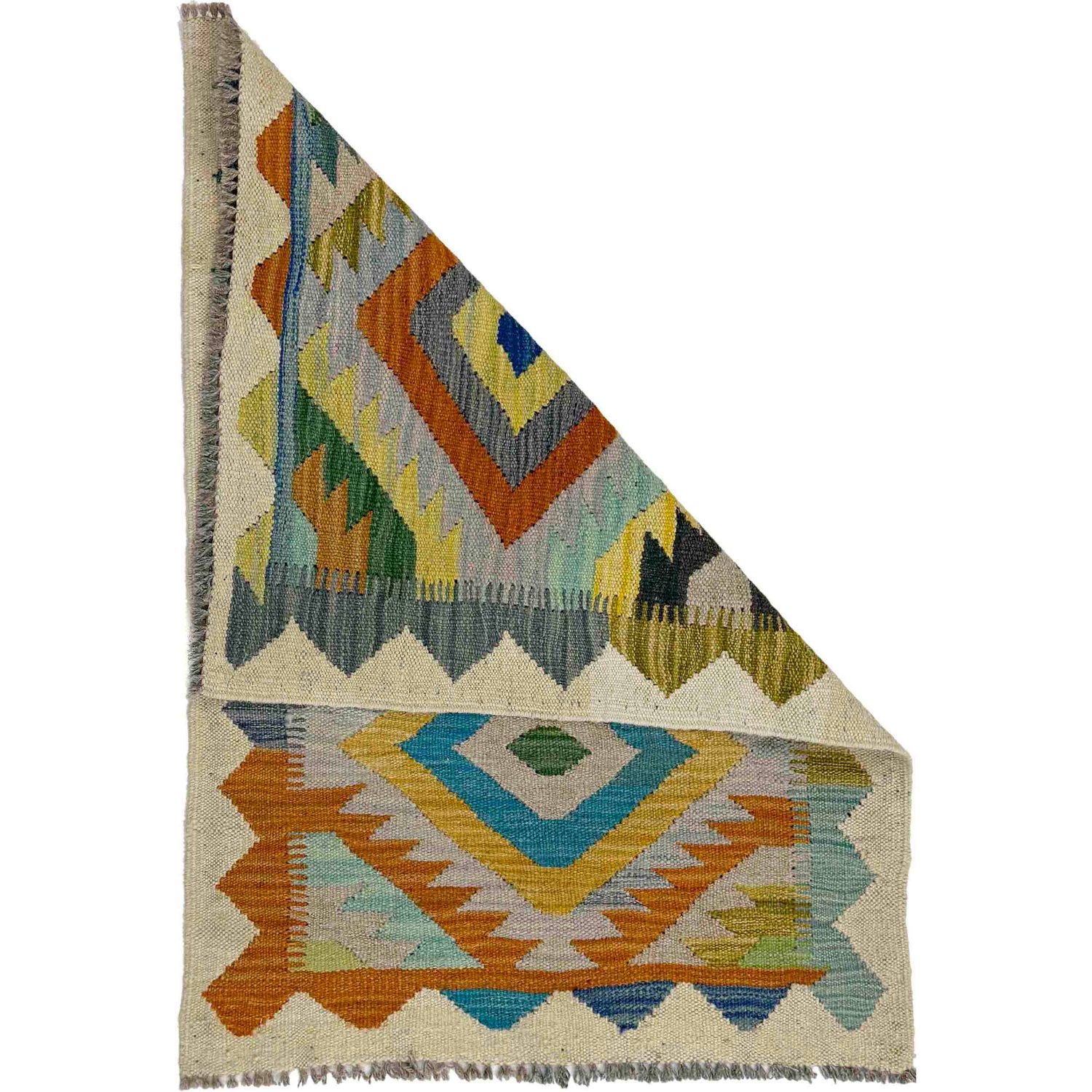 Handmade Multi Kilim Geometric 2x3 ft