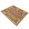 Handmade Multi Kilim Geometric 4x7 ft