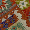 Handmade Multi Kilim Geometric 4x7 ft