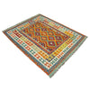 Handmade Multi Kilim Geometric 4x7 ft
