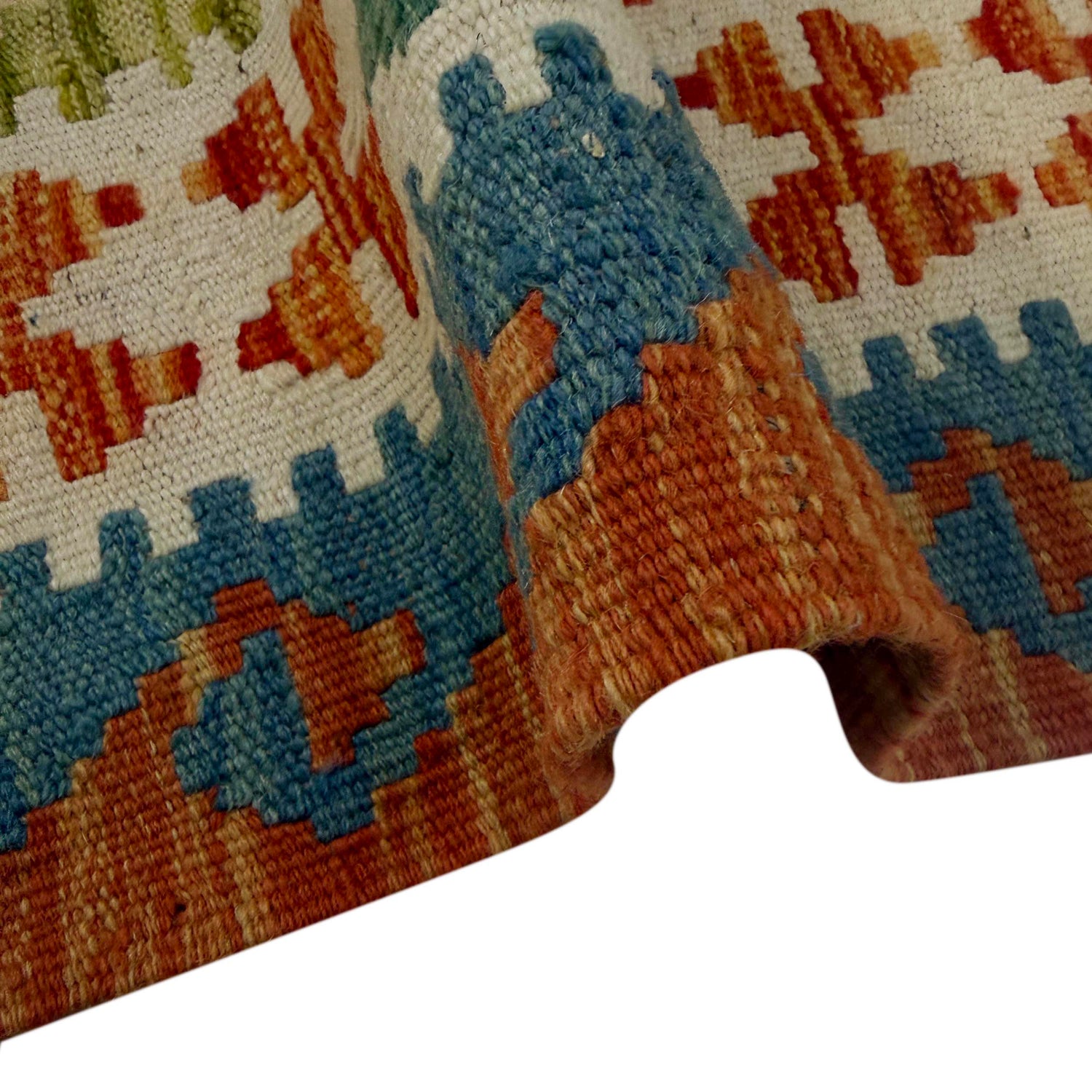 Handmade Multi Kilim Geometric 4x7 ft