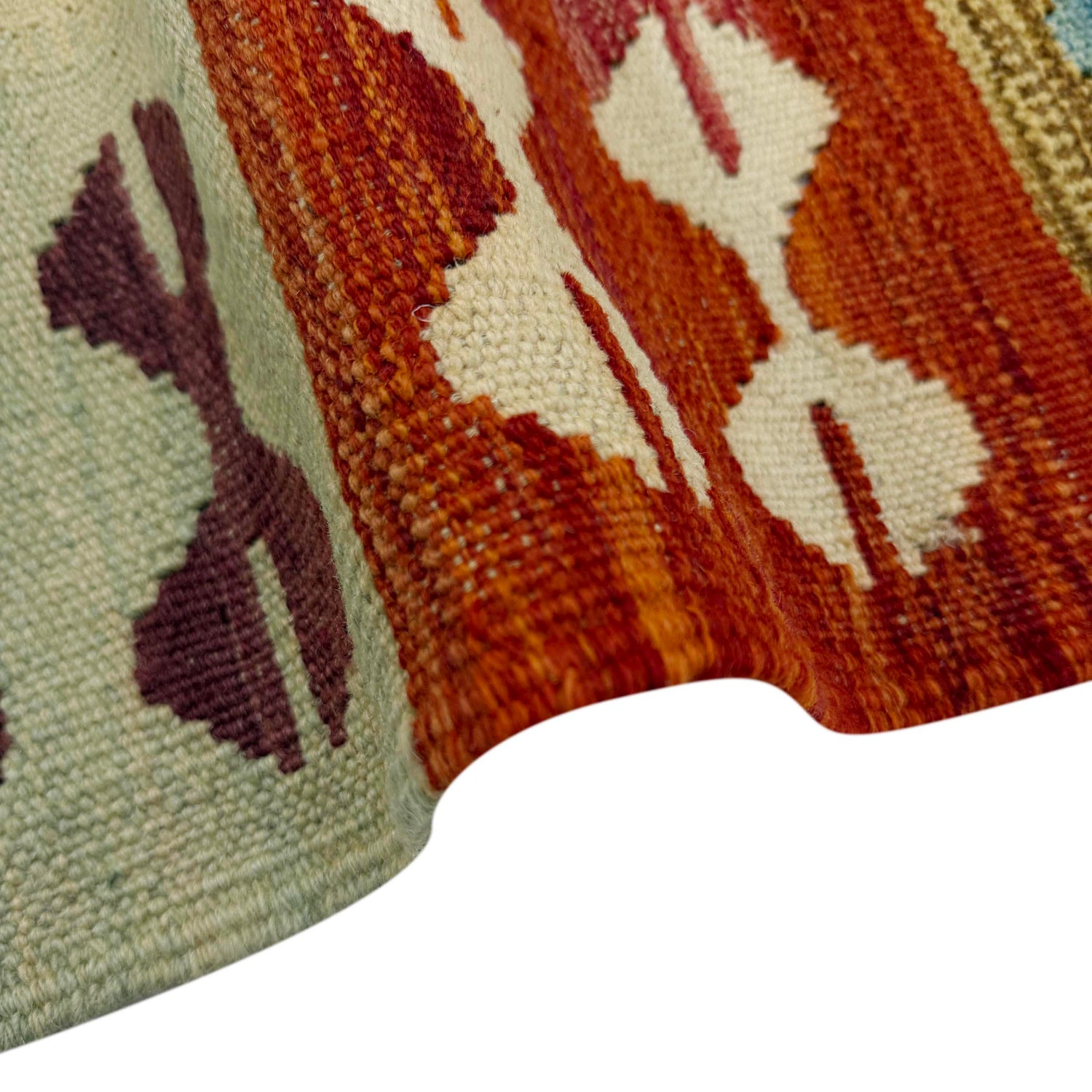 Handmade Multi Kilim Geometric 4x7 ft