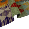 Hand-Knotted Multi Geometric Vegetable Kilim Area Rug – 148 x 202 cm | SKU: G38892