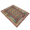 Handmade Multi Kilim Geometric 4x7 ft