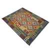 Handmade Multi Kilim Geometric 4x7 ft