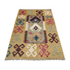 Handmade Multi Kilim Geometric 3x5 ft