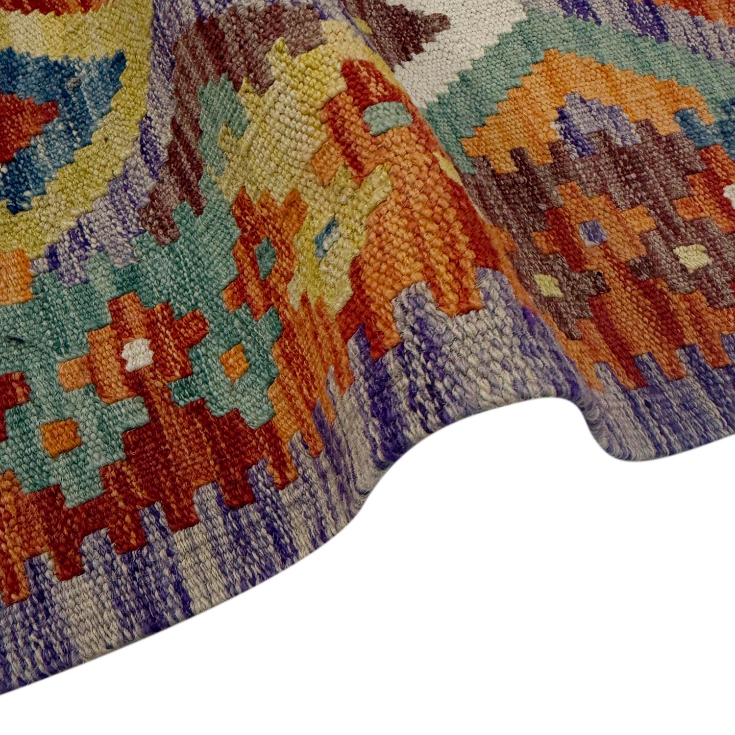 Handmade Multi Kilim Geometric 3x5 ft