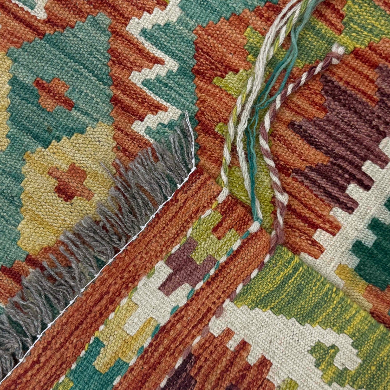 Handmade Multi Kilim Geometric 3x5 ft