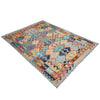 Handmade Multi Kilim Geometric 5x8 ft