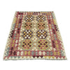 Hand-Knotted Multi Geometric Vegetable Kilim Area Rug – 153 x 196 cm | SKU: G38935