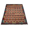 Handmade Multi Kilim Geometric 5x8 ft