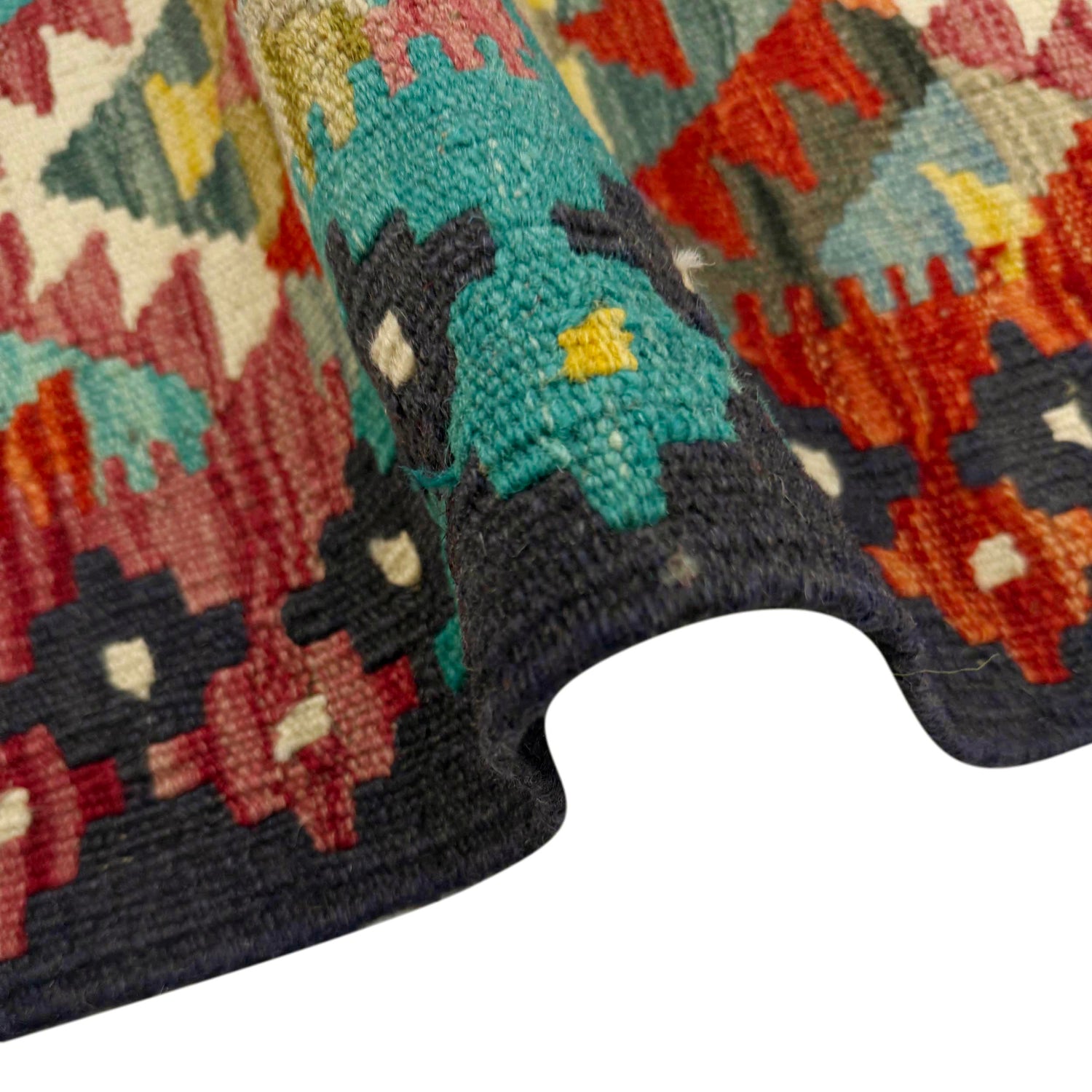 Handmade Multi Kilim Geometric 5x8 ft