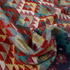 Handmade Multi Kilim Geometric 5x8 ft