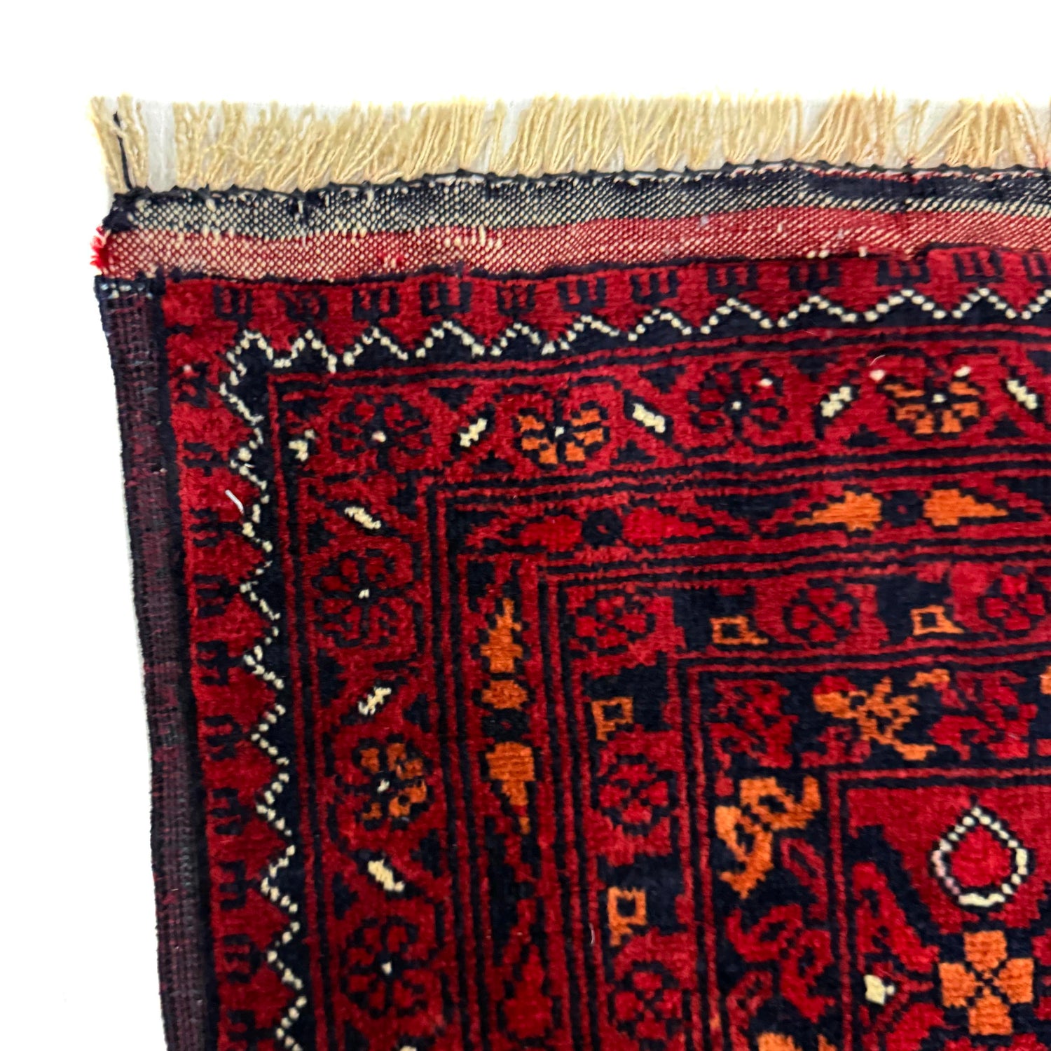 Khal Mohammadi Rug Handmade Red 6x9 ft