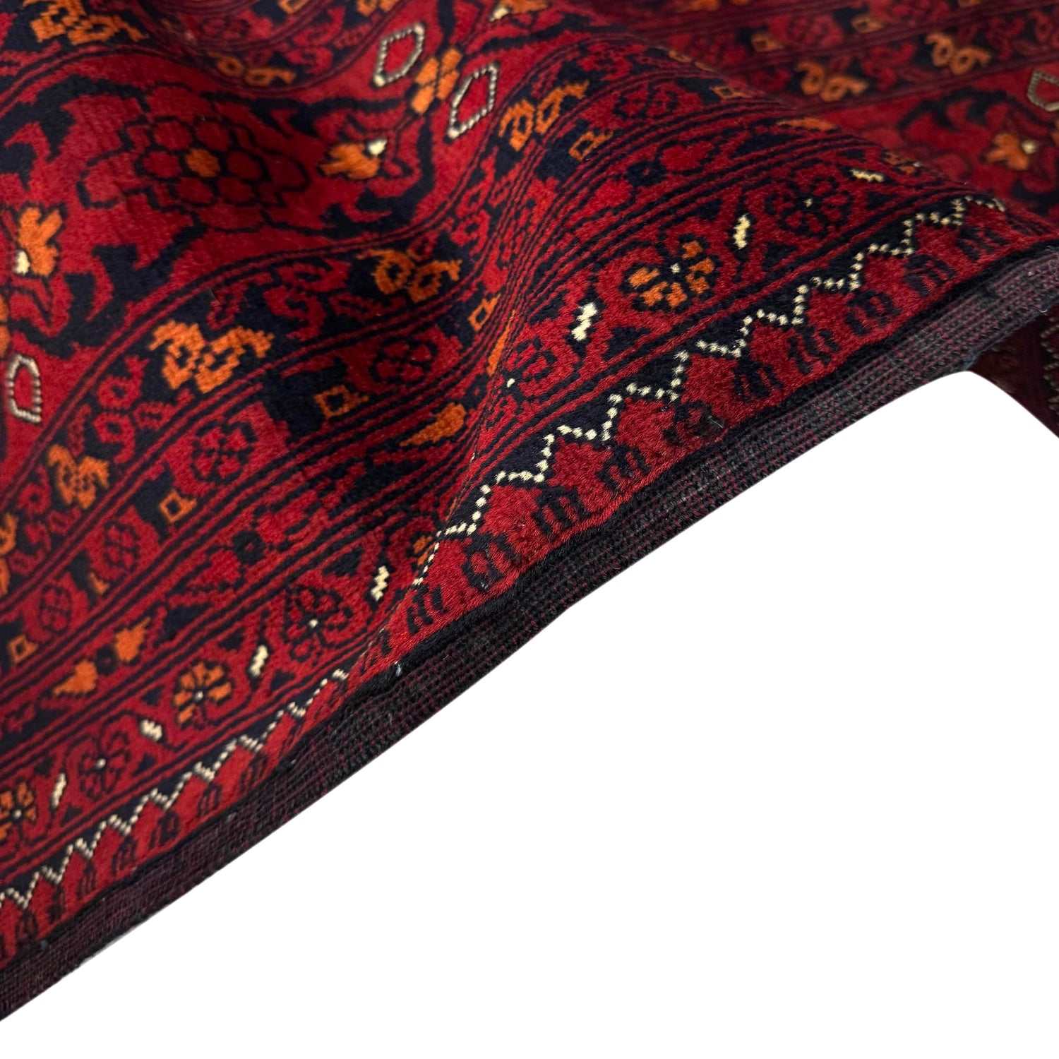 Khal Mohammadi Rug Handmade Red 6x9 ft