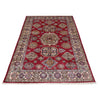 Kazak Rug Handmade Red Medallion 4x6 ft