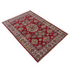 Kazak Rug Handmade Red Medallion 4x6 ft