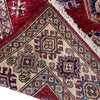 Kazak Rug Handmade Red Medallion 4x6 ft