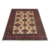 Kazak Rug Handmade Beige Medallion 5x8 ft