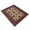 Kazak Rug Handmade Beige Medallion 5x8 ft