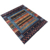 Shikargah Area Rug Handmade Multi Animal/Birds 5x8 ft
