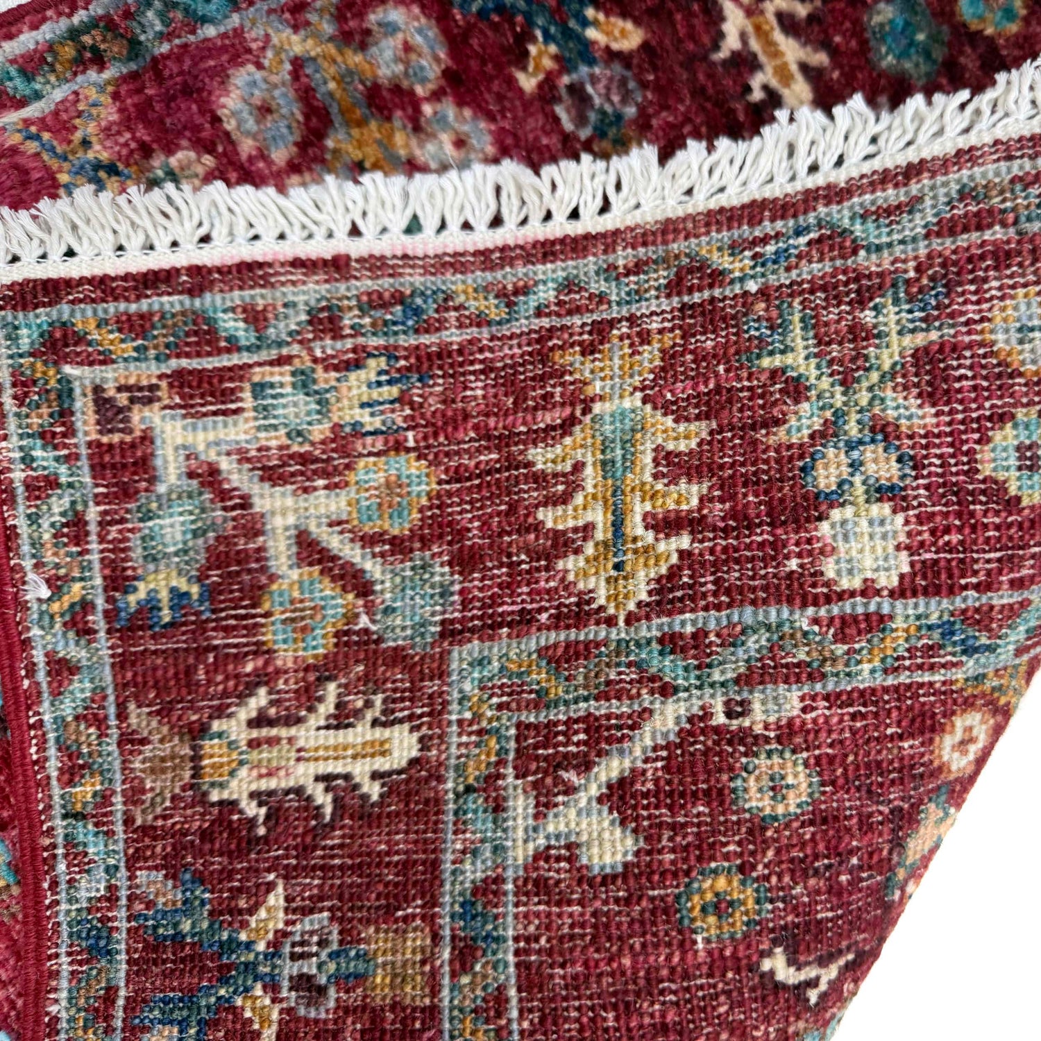 Sultani Runner Rug Handmade Red Floral 6' Runner