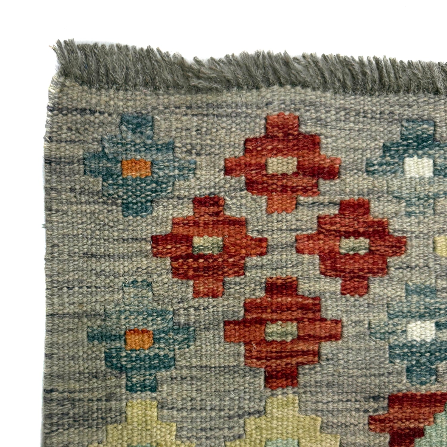 Handmade Afghan Vegetable Kilim – 153 x 203 cm | SKU: G39790