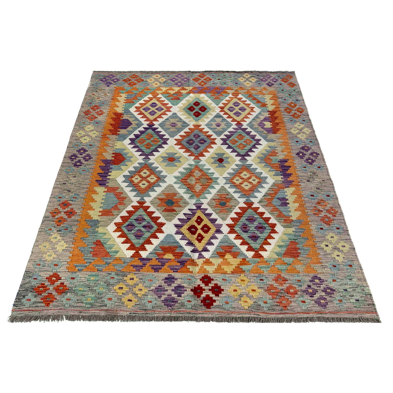Hand Made Afghan Kilim – 153 x 204 cm | SKU: G39796