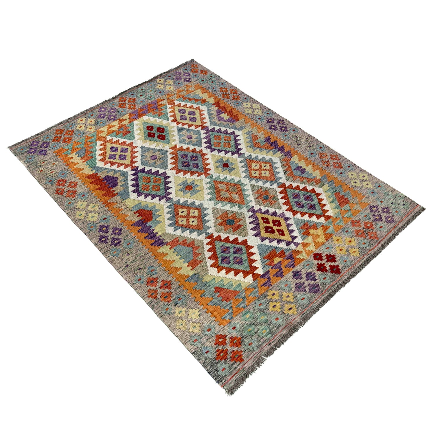 Hand Made Afghan Kilim – 153 x 204 cm | SKU: G39796