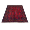 Hand-Knotted Red Geometric Khal Mohammadi Area Rug – 4' 11" x 6' 5" ft (150 x 195 cm) | SKU: G39807