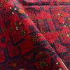 Hand-Knotted Red Geometric Khal Mohammadi Area Rug – 4' 11" x 6' 5" ft (150 x 195 cm) | SKU: G39807