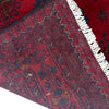 Hand-Knotted Red Geometric Khal Mohammadi Area Rug – 5' 1" x 6' 3" ft (156 x 190 cm) | SKU: G39808