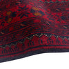 Hand-Knotted Red Geometric Khal Mohammadi Area Rug – 5' 1" x 6' 3" ft (156 x 190 cm) | SKU: G39808
