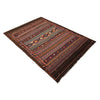 Laghari Kilim Area Rug Handmade Multi Geometric 5x8 ft