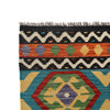 Handmade Multi Kilim Geometric 10' Runner