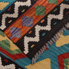 Handmade Multi Kilim Geometric 10' Runner
