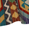 Handmade Multi Kilim Geometric 10' Runner