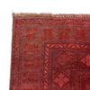 Overdyed Area Rug Handmade Pink Geometric 4x6 ft