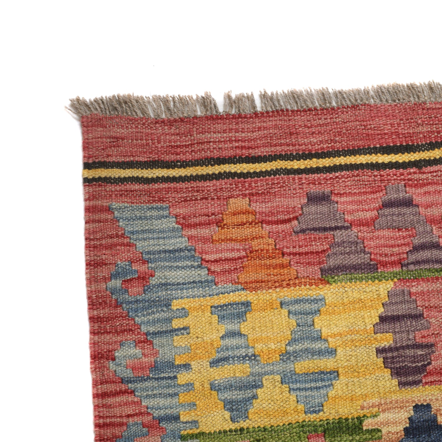 Handmade Multi Kilim Geometric 9x12 ft
