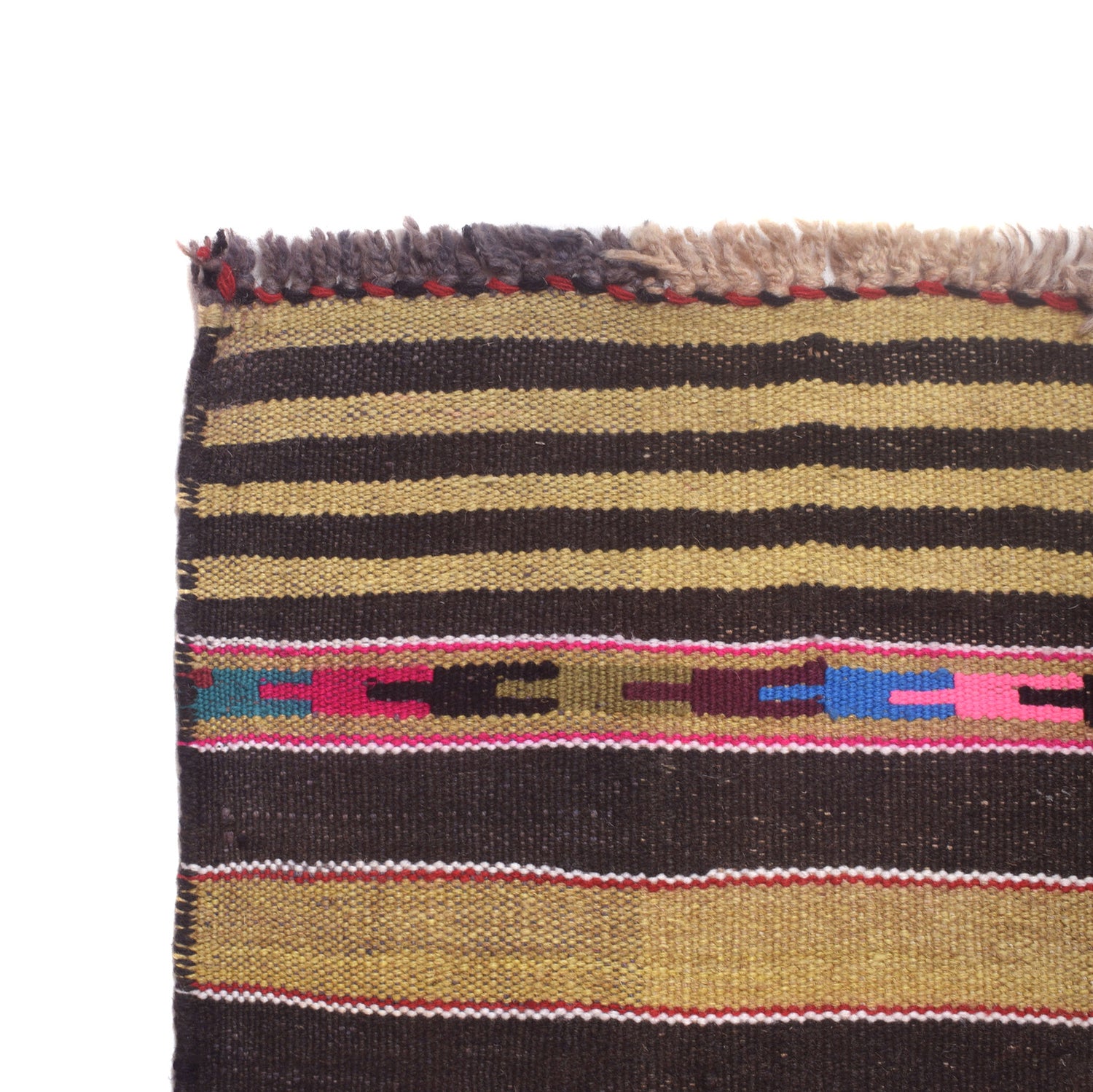 Maimana Kilim Area Rug Handmade Multi Floral 6x9 ft