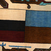 War Area Rug Handmade Beige Riffle + Helicopter 3x5 ft