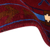 War Area Rug Handmade Red Riffle + Helicopter 3x5 ft