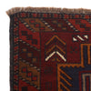 Baluchi Rug Handmade Multi Geometric 2x4 ft